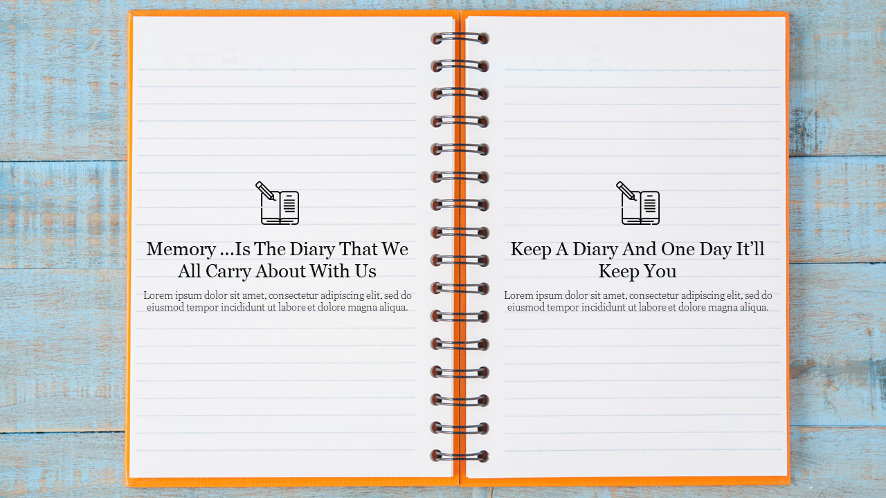 Diary Background PowerPoint